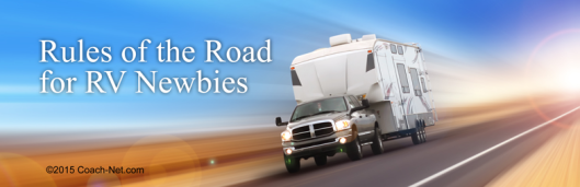 Rules of the Road for RV Newbies